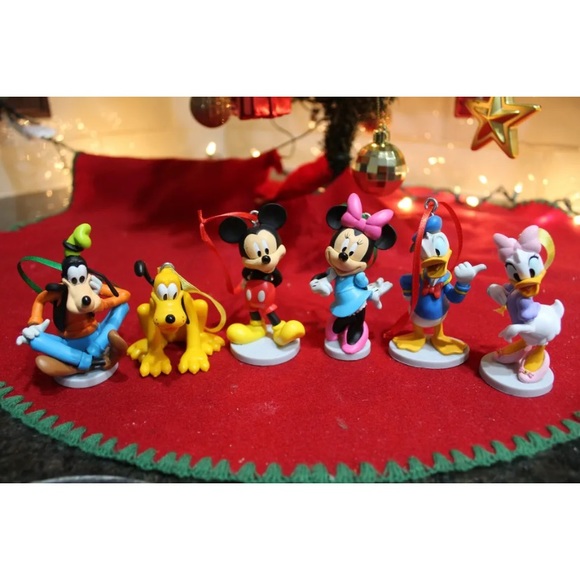 Disney Other - New Disney’s Mickey Mouse and Friends 6 piece ornament set